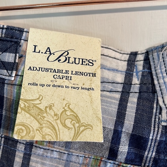 NWT LA Blues Capris Pants Size 6 - Picture 3 of 6